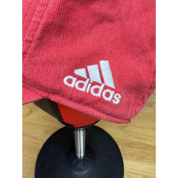 Adidas Arkansas Razorbacks Flexfit Embroidered Hat Red White One Size Fits‎ All - Picture 8 of 12